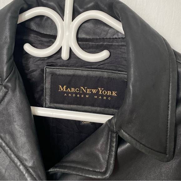 Luxury Andrew Marc Newyork Women’s Leather Jacket - Picture 3 of 13